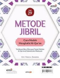Image of METODE JIBRIL CARA MUDAH MENGHAFAL AL-QUR'AN